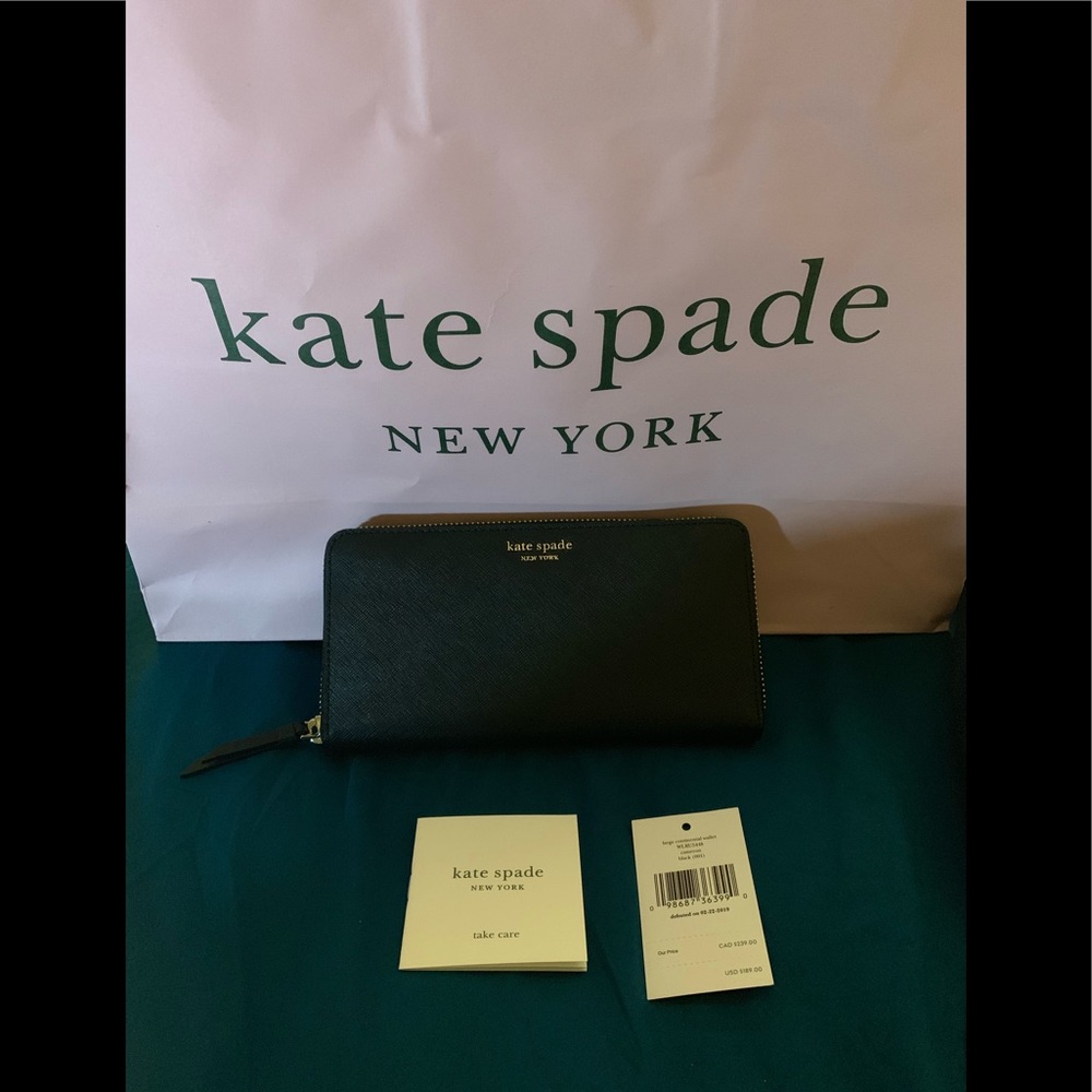Kate Spade ♠️ Large Continental wallet